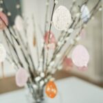 DIY Stoffe Inspiration - funkelnde Ostereier