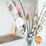 DIY Stoffe Inspiration - funkelnde Ostereier