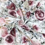 Musselin - Berry Roses - Warmweiß