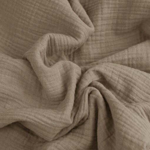 Musselin - Smoky Camel Beige