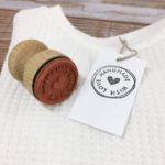 Stempel – Handmade with love – 3 cm