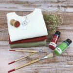 Stempel, Pinsel & Stoffmalfarbe