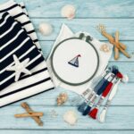 Mini-Stickset - Segelboot