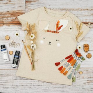 DIY Stoffe Outfit Sticken Inspiration - Shirt Schelmy