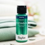 DIY Stoffe Inspiration - Stoffmalfarbe Extreme Sheen Smaragd