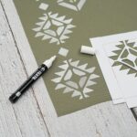 DIY Stoffe Inspiration - Textilmalstift Weiß