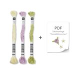 Mini-Stickset - Pastell-Blümchen