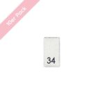 Größenlabel - 10er Pack - 34