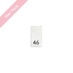 Größenlabel - 10er Pack - 46