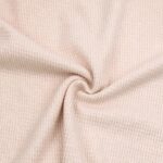 Strickstoff Waffeloptik kuschelweich - Helles Lachs-Altrosa meliert