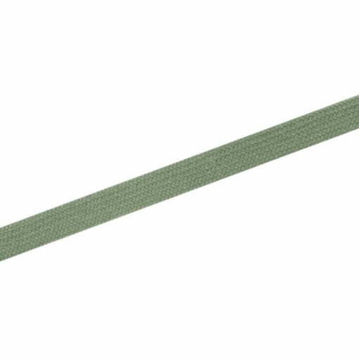 Baumwoll-Flachkordel 17 mm – Rauchgrün