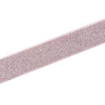 Gummiband - Zartes Rosa Glitzer - 40 mm