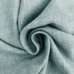 Leinen-Baumwollgemisch Fischgrat - Dunkles Altmint