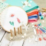 DIY Stoffe Mix Inspiration - Mini Stickset - Beach Feeling