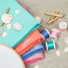 DIY Stoffe Inspiration - Sommerfarben