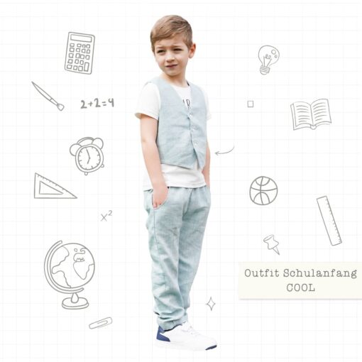 DIY Stoffe Outfit - Paket Schulanfang - Cool