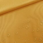 Leichter Outdoorstoff - wasserdicht - Senfgelb