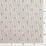 Leichter Canvas in Leinenoptik - Mini Tulpen - Dunkles Natur Melange