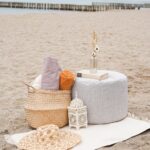 DIY Stoffe Inspiration-Sitzpouf