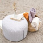 DIY Stoffe Inspiration-Sitzpouf