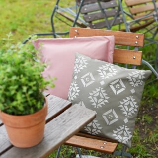 DIY Stoffe Inspiration - Kissen mit Hotelverschluss