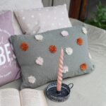 DIY Stoffe Inspiration - Kissen mit Hotelverschluss-Stick