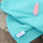 DIY Stoffe Outfit -Mini Stickset Beachfeeling-Label Stay Wild Ocean Child