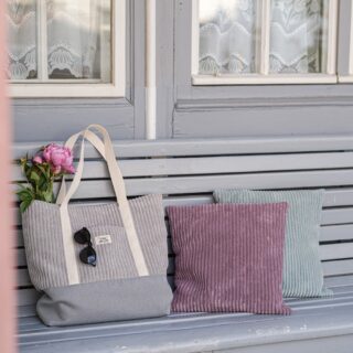 DIY Stoffe Inspiration - Standtasche & Kissenbezug