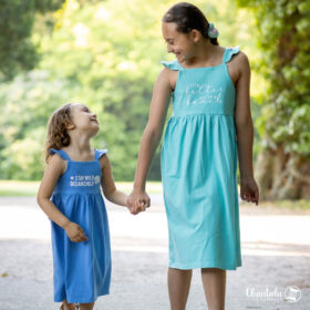 DIY Stoffe Outfit - Trägerkleid Tara