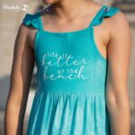 DIY Stoffe Outfit - Trägerkleid Tara