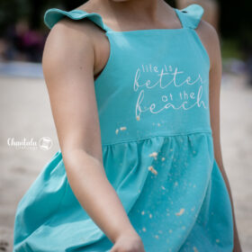 DIY Stoffe Outfit - Trägerkleid Tara