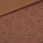 French Terry - leichter Kuschelsweat - Cool Dogs Copper
