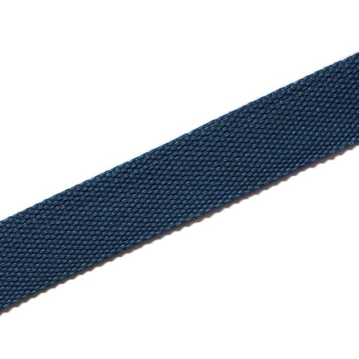 Baumwollmix Gurtband – 32 mm – Smoky Jeansblau