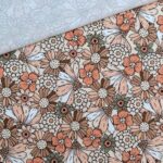 Single Jersey - Retro Blooming - Natur