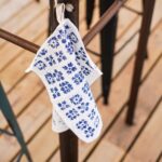 DIY Stoffe Inspiration - Schablonen Blumen