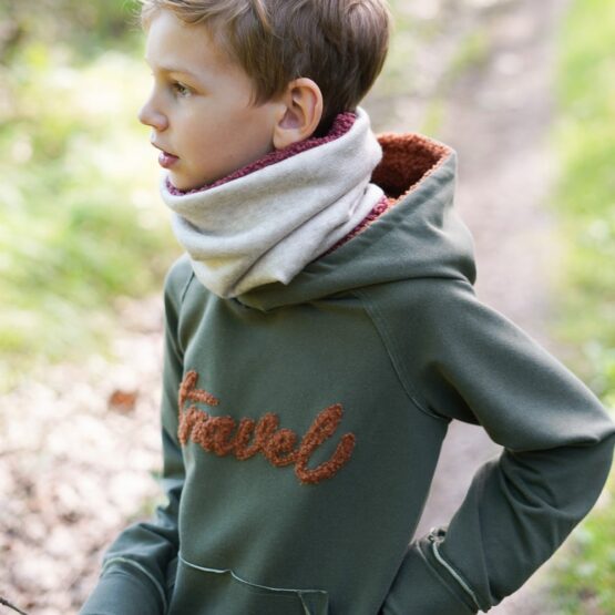 DIY Stoffe Outfit - Hoodie Emil & Loop Schal