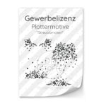 Plottermotive Streublümchen - Gewerbelizenz [Digital]