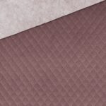 Samt Steppstoff - Dunkles Antique Rose