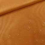 Leichter Outdoorstoff - wasserdicht - Dunkler Honig