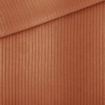 Breiter Rippenjersey – Dunkles Kupfer