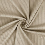 Breiter Rippenjersey – Light Mocca