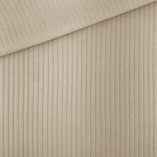 Breiter Rippenjersey – Light Mocca