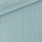 Breiter Rippenjersey - Lochmuster - Cloudy Altmint