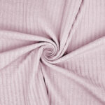 Breiter Rippenjersey - Lochmuster - Helles Altrosa