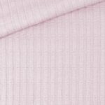Breiter Rippenjersey - Lochmuster - Helles Altrosa