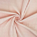 Breiter Rippenjersey - Lochmuster - Helles Lachs-Altrosa