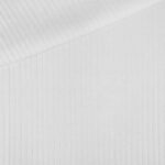 Breiter Rippenjersey – Cremeweiß