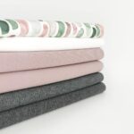 Rippenjersey – Dunkelgrau meliert