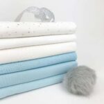 Breiter Rippenjersey – Cremeweiß