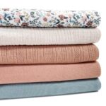 Pointoille Jersey – Streifen – Soft Blush